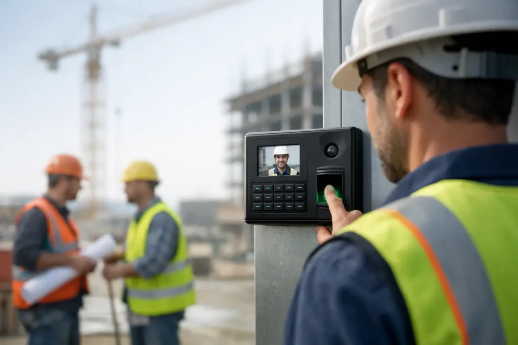 Biometric Attendance System for Construction Site