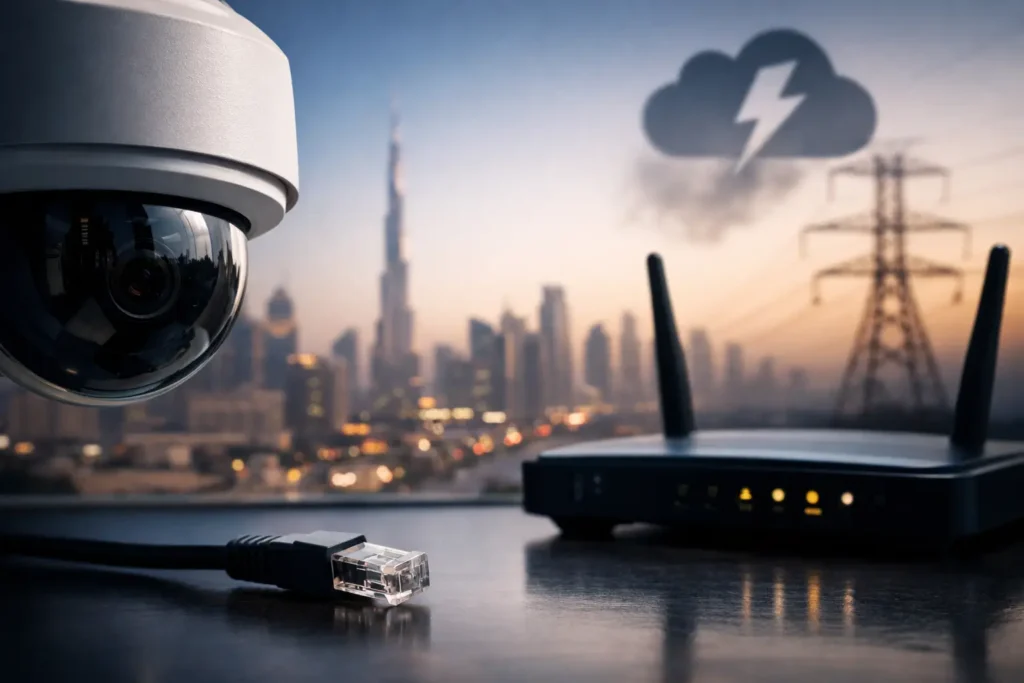 Can CCTV Work During an Internet Outage in the UAE?