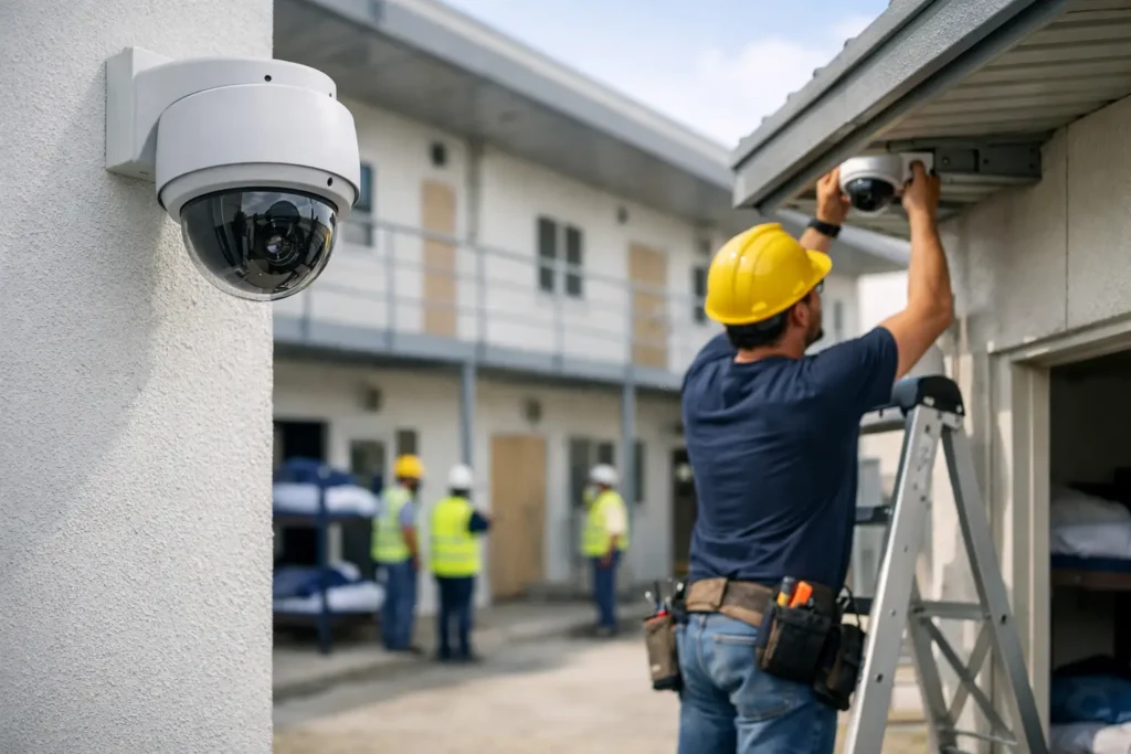 CCTV Installation for Labor Accommodation