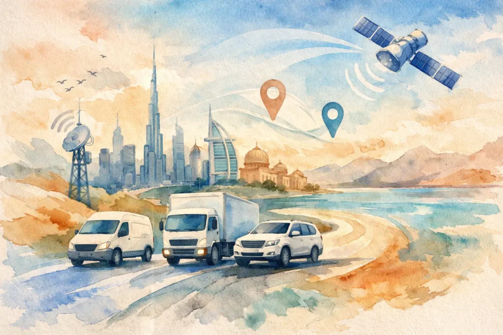 Fleet Tracking UAE for Better Fleet Control