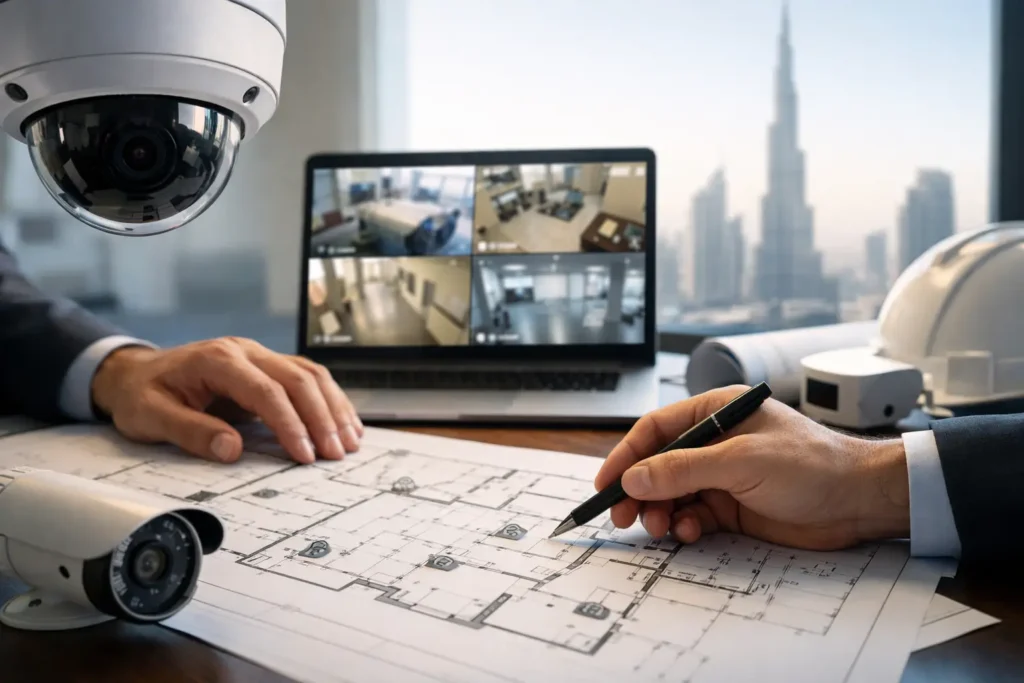 How to Design Compliant CCTV Layouts in UAE