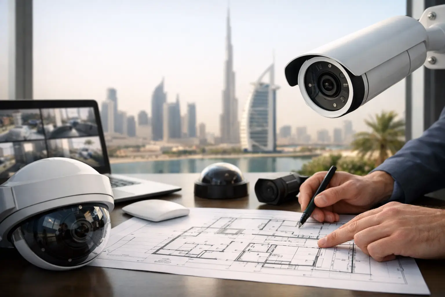 How to Plan CCTV Coverage for UAE Facilities