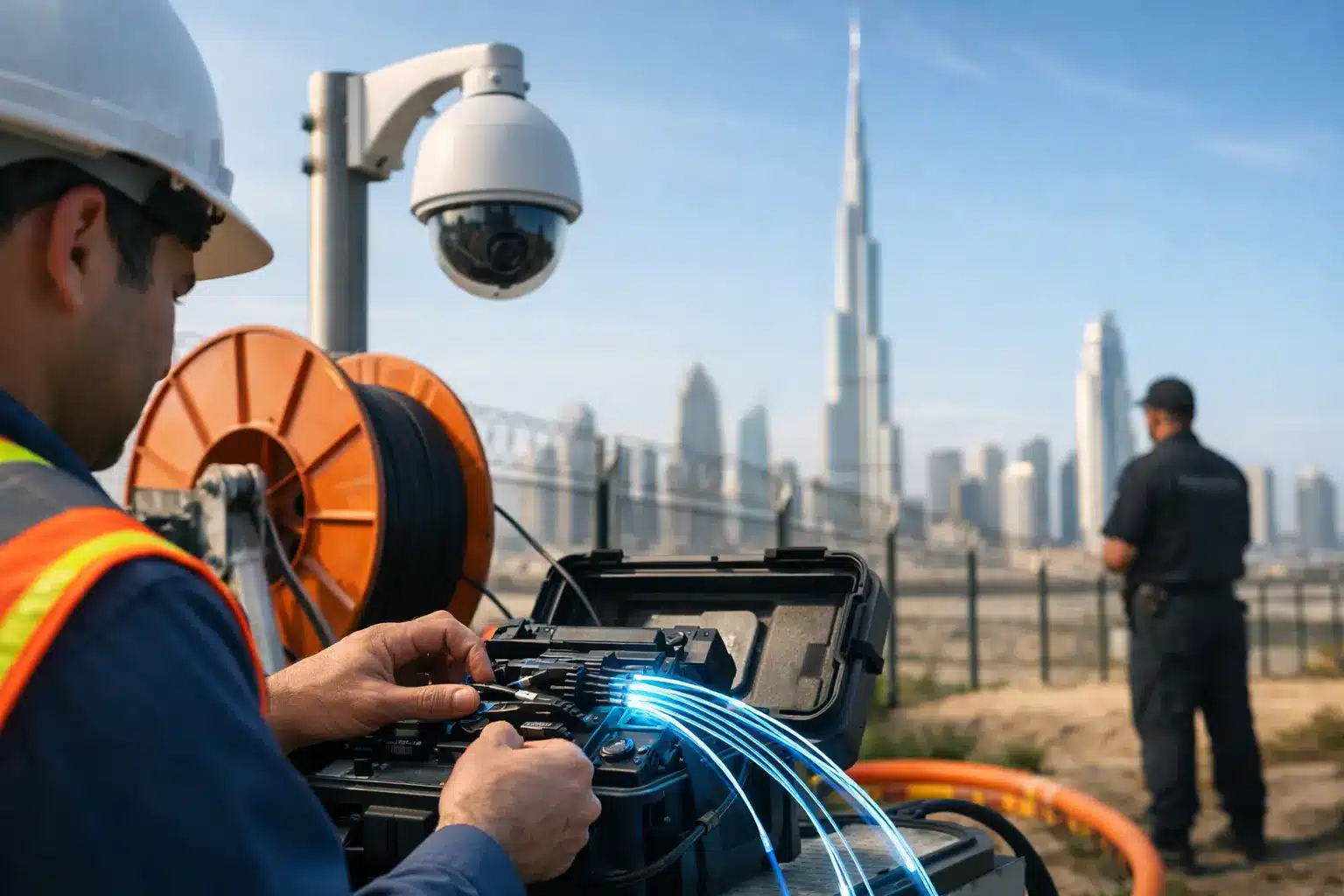 Fiber Optic Installation Dubai for Secure Sites