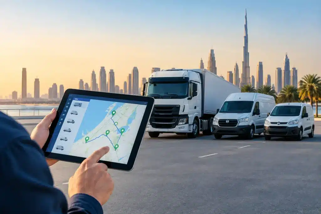 GPS Tracking UAE for Safer, Leaner Fleets