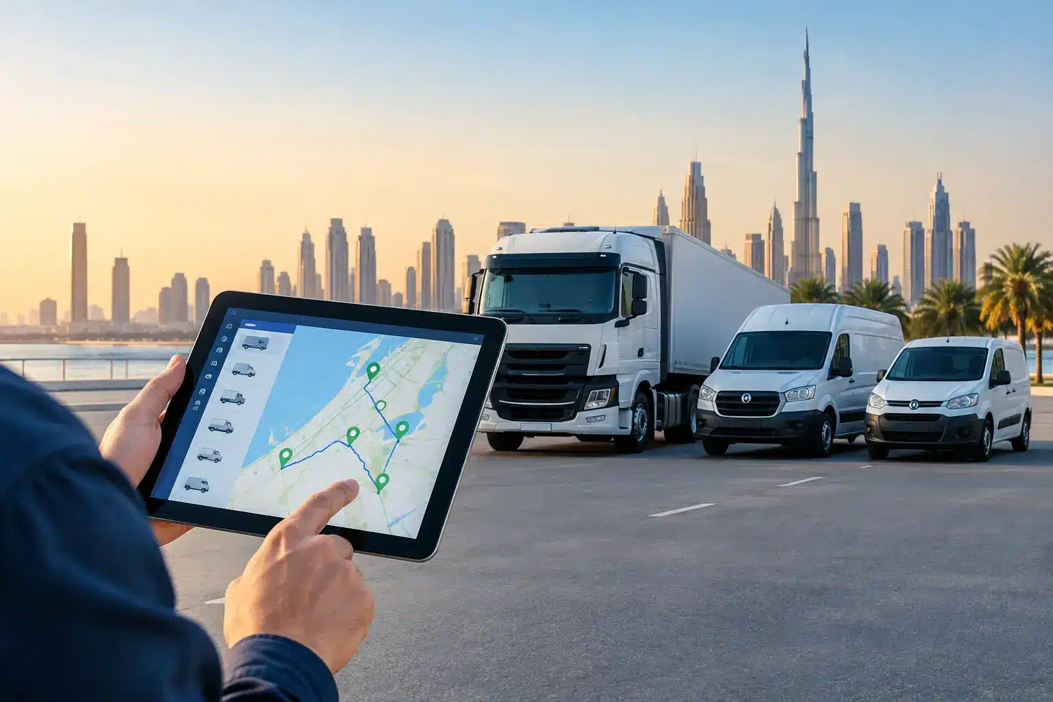 GPS Tracking UAE for Safer, Leaner Fleets