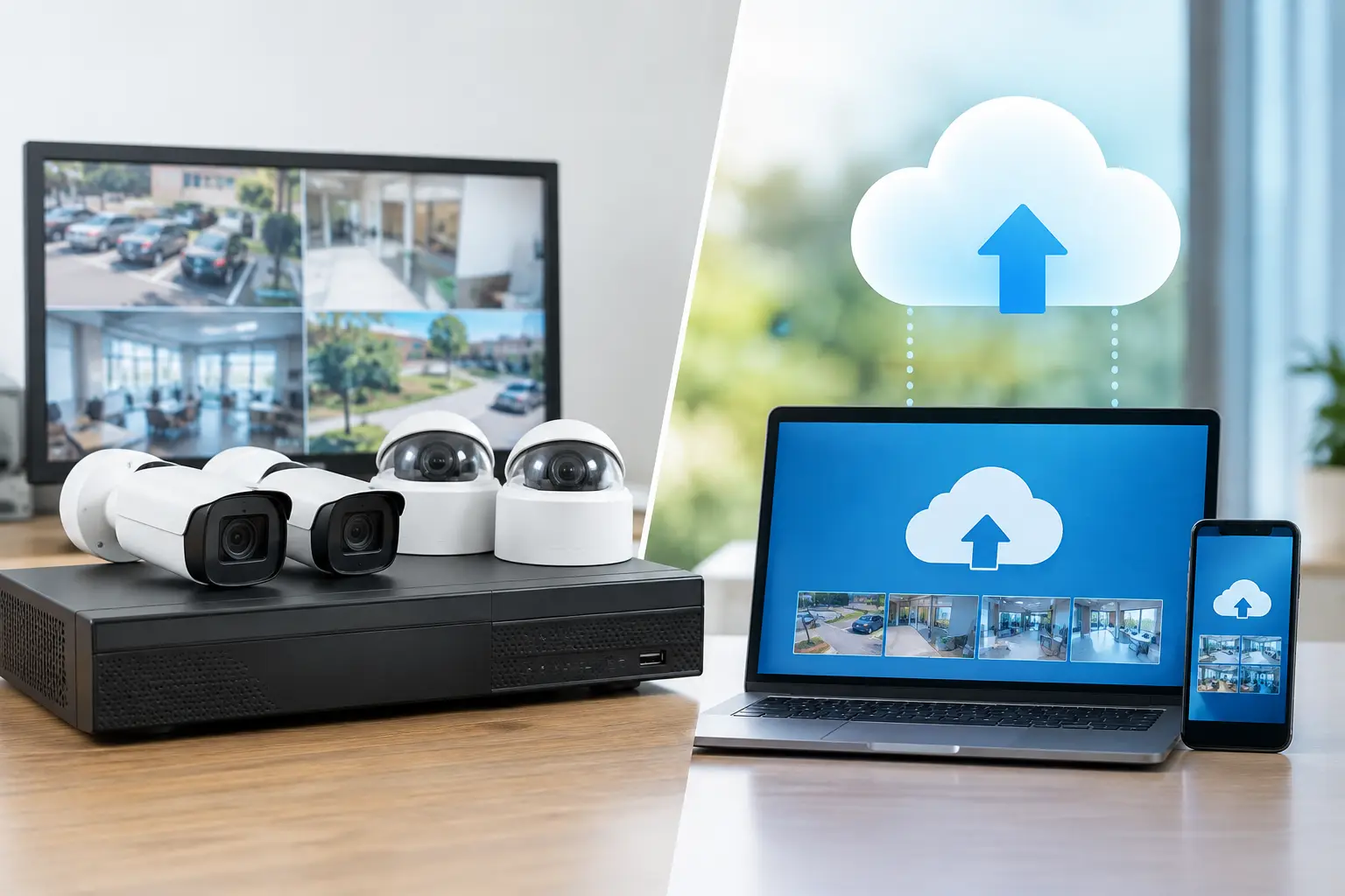 NVR Versus Cloud Storage: Which Fits Your Site?